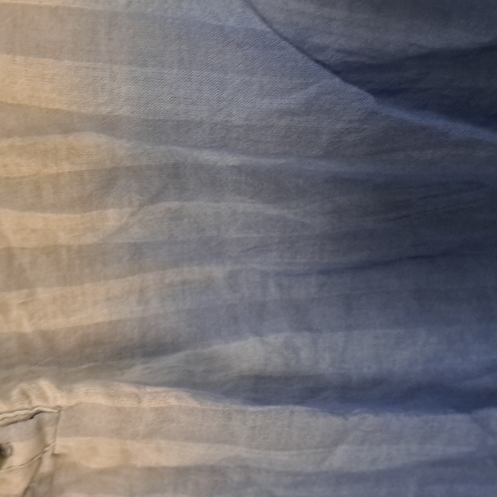 Free People Little Bit of Something Top, Chambray with Flaw - Picture 4 of 11